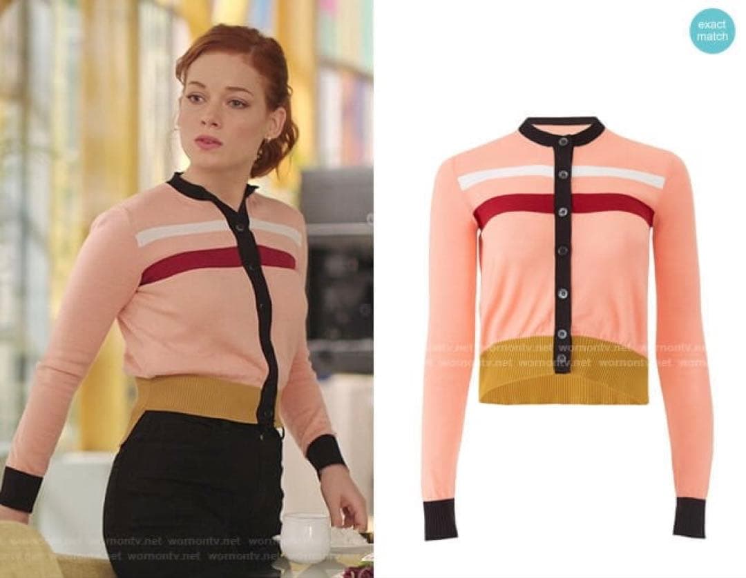 MARNI カラーブロック 長袖カーディガン