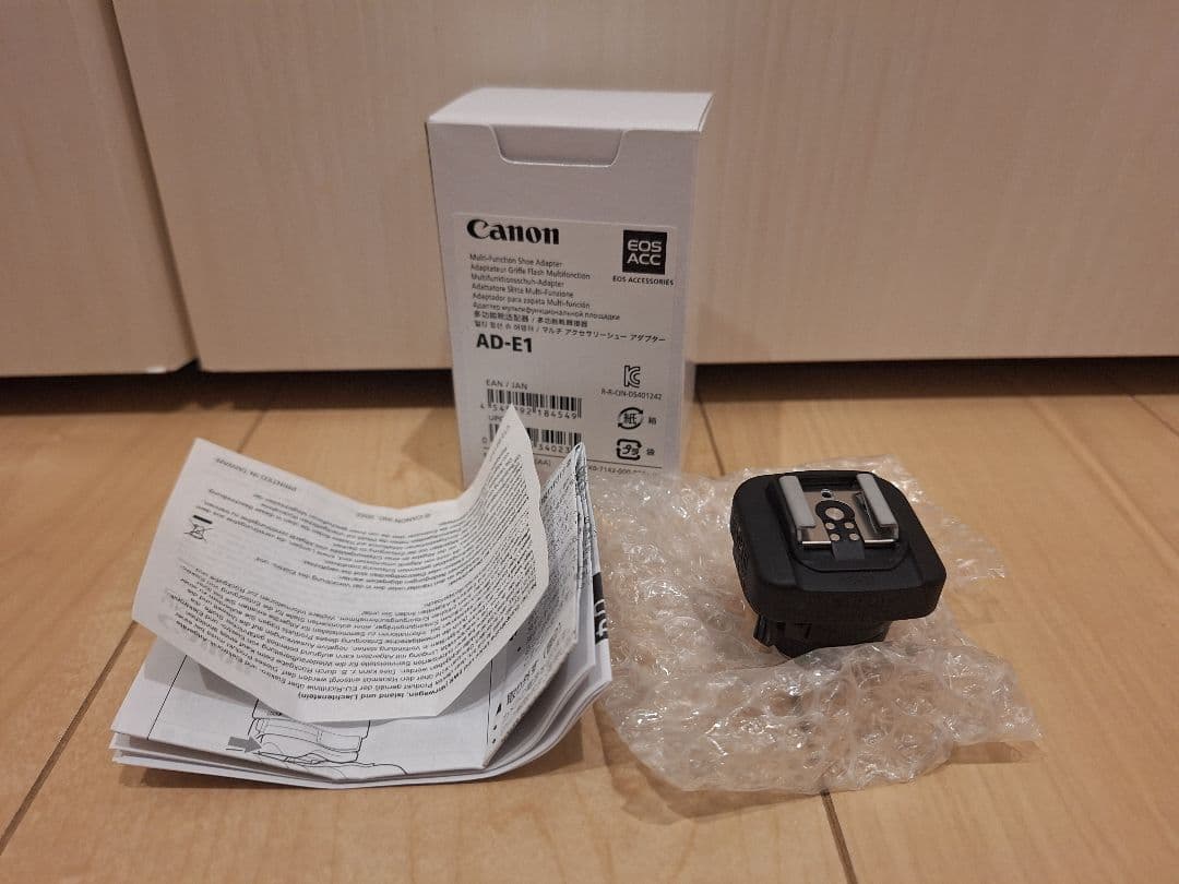 【新品未使用】Canon キャノン シューアダプター AD-E1