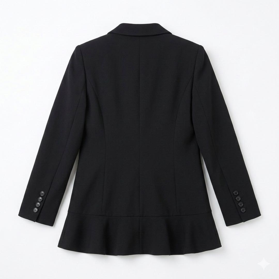 【美品/希少】Chloe クロエ ペプラム ジャケット ウール ブラック 44
