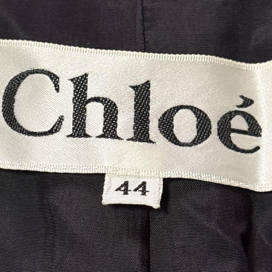 【美品/希少】Chloe クロエ ペプラム ジャケット ウール ブラック 44