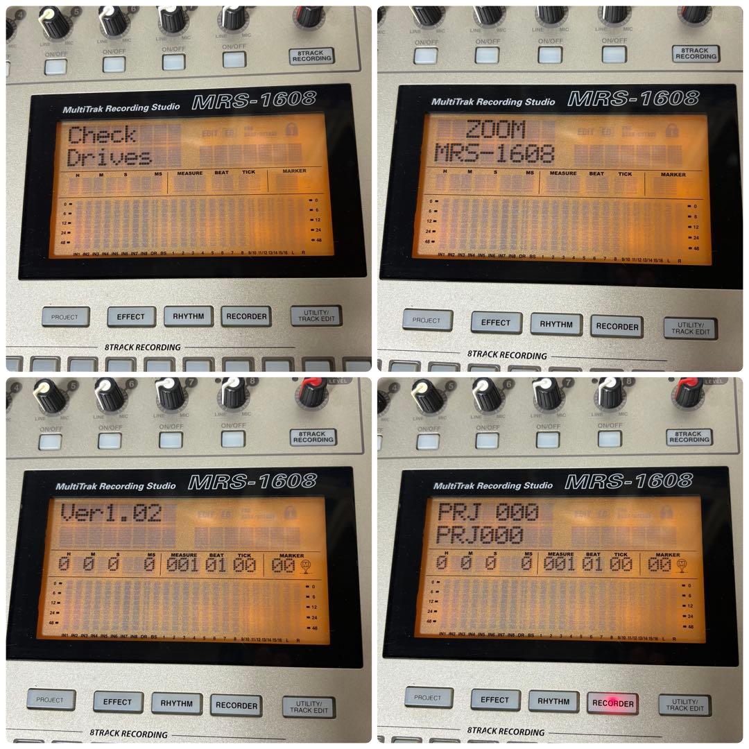 ZOOM MRS-1608 マルチトラックレコーダー