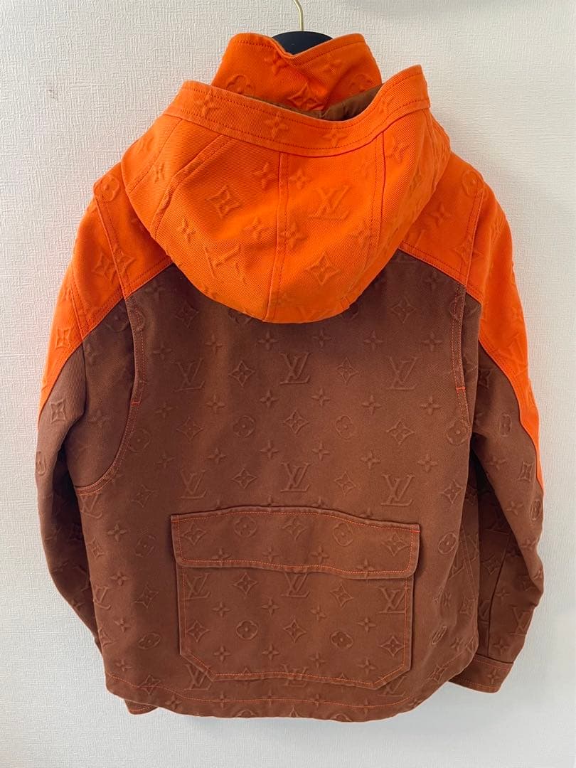 LOUIS VUITTON/ルイヴィトン　モノグラム フーデッドデニムジャケット