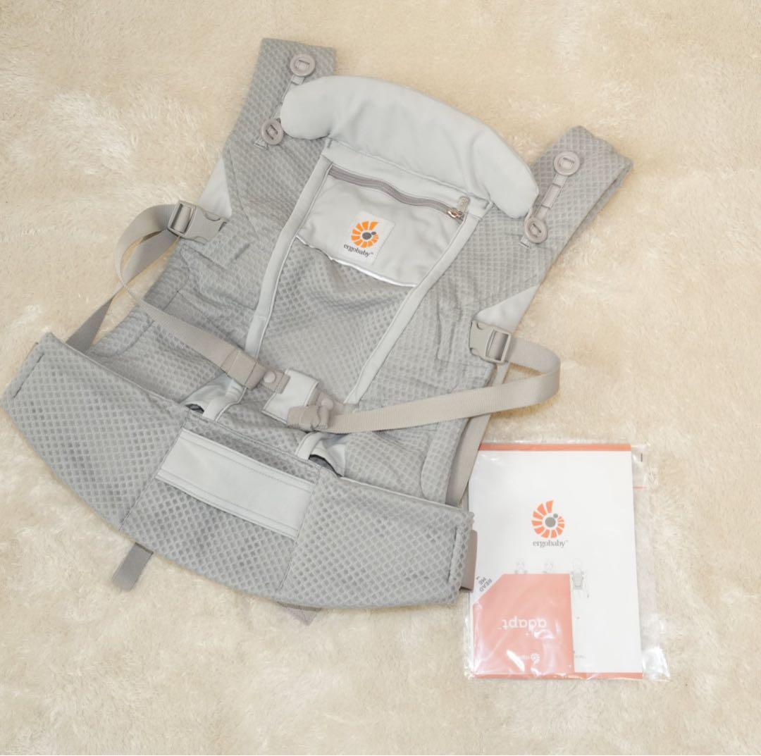 【美品】エルゴベビー OMNI Breeze パールグレー 抱っこ紐