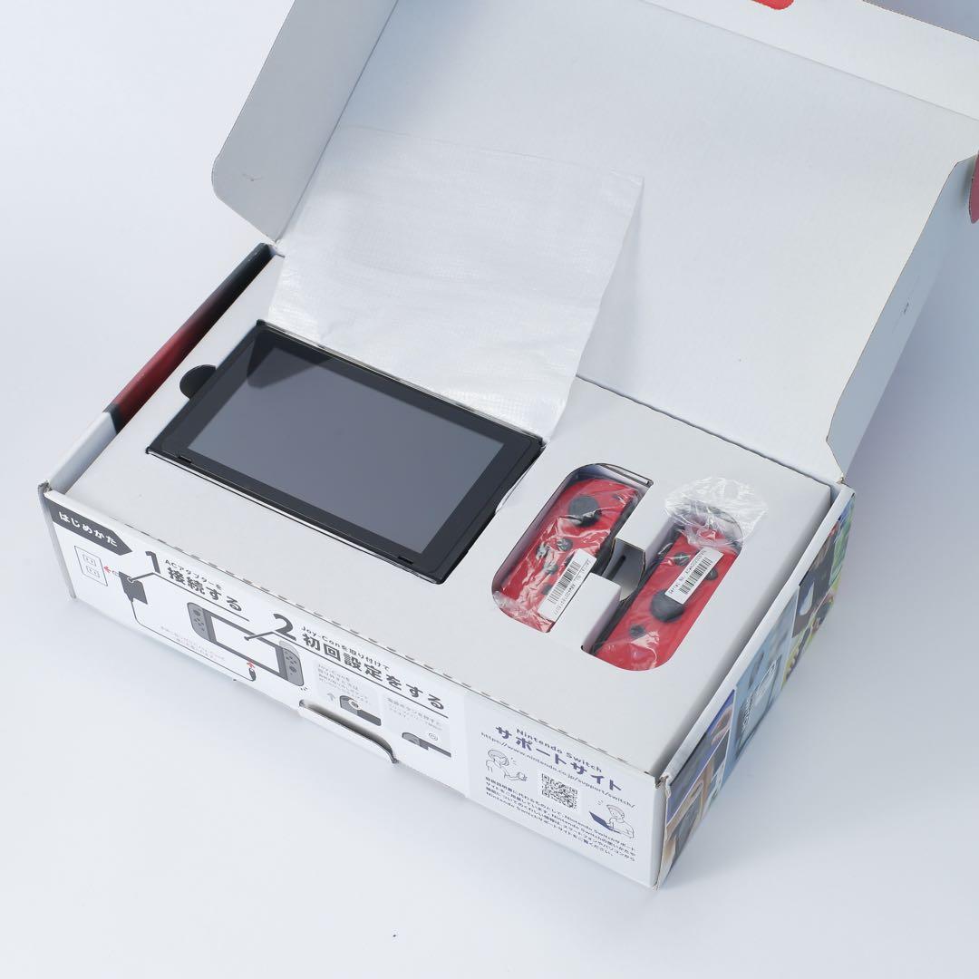 【動作確認済み】美品　Nintendo Switch 本体セット 赤ジョイコン