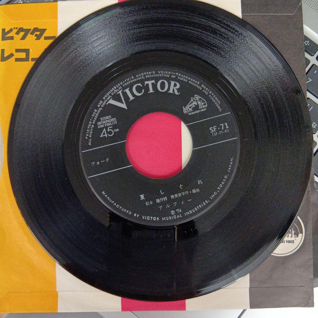 「貴重‼️」アルフィー シングルレコード2枚