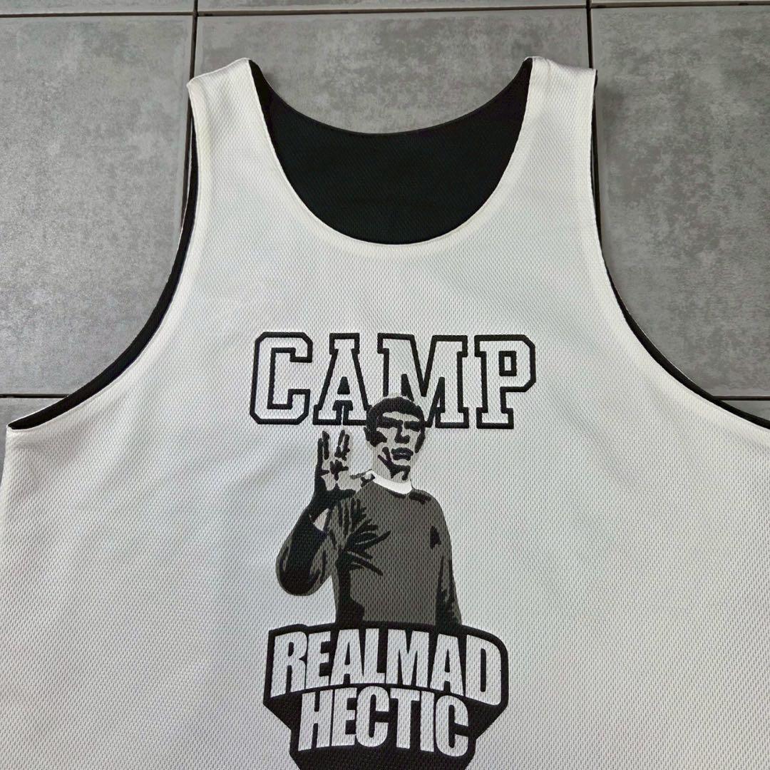 トップス REAL MAD HECTIC Reversible mesh tank top