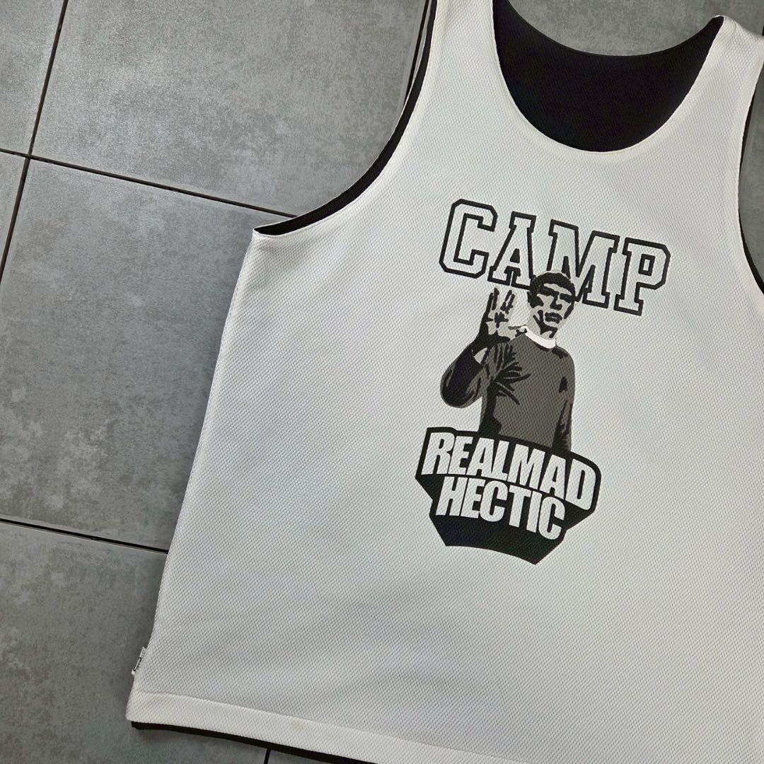 トップス REAL MAD HECTIC Reversible mesh tank top