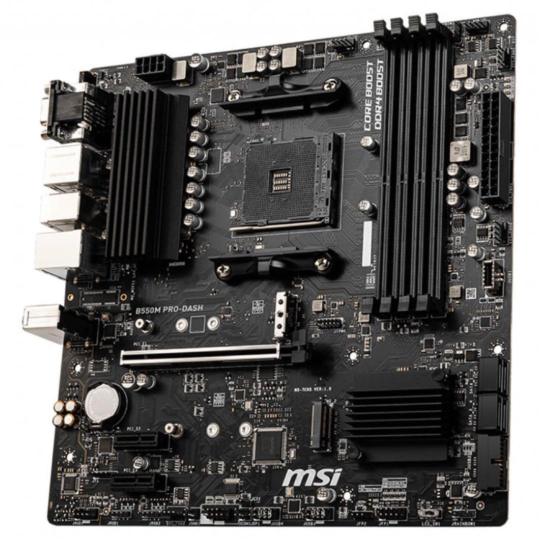 【新品・未使用】 MSI B550M PRO-DASH マザーボード パソコン