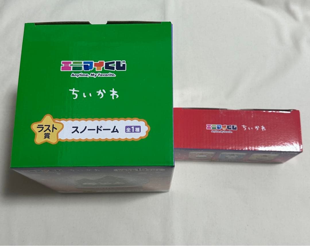 ちいかわ　エニマイくじ　ラストワン賞　スノードーム　キャンドル