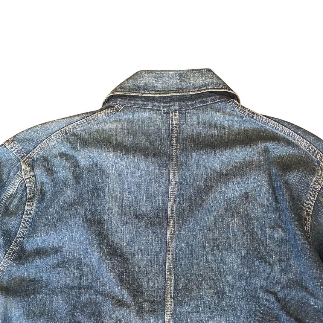 40s Vintage デニムカバーオール 44 大戦 デニムジャケット 古着