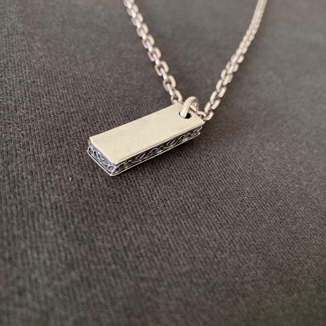 ILL BROS  ナバホ シルバー925 シルバーバー ネックレス