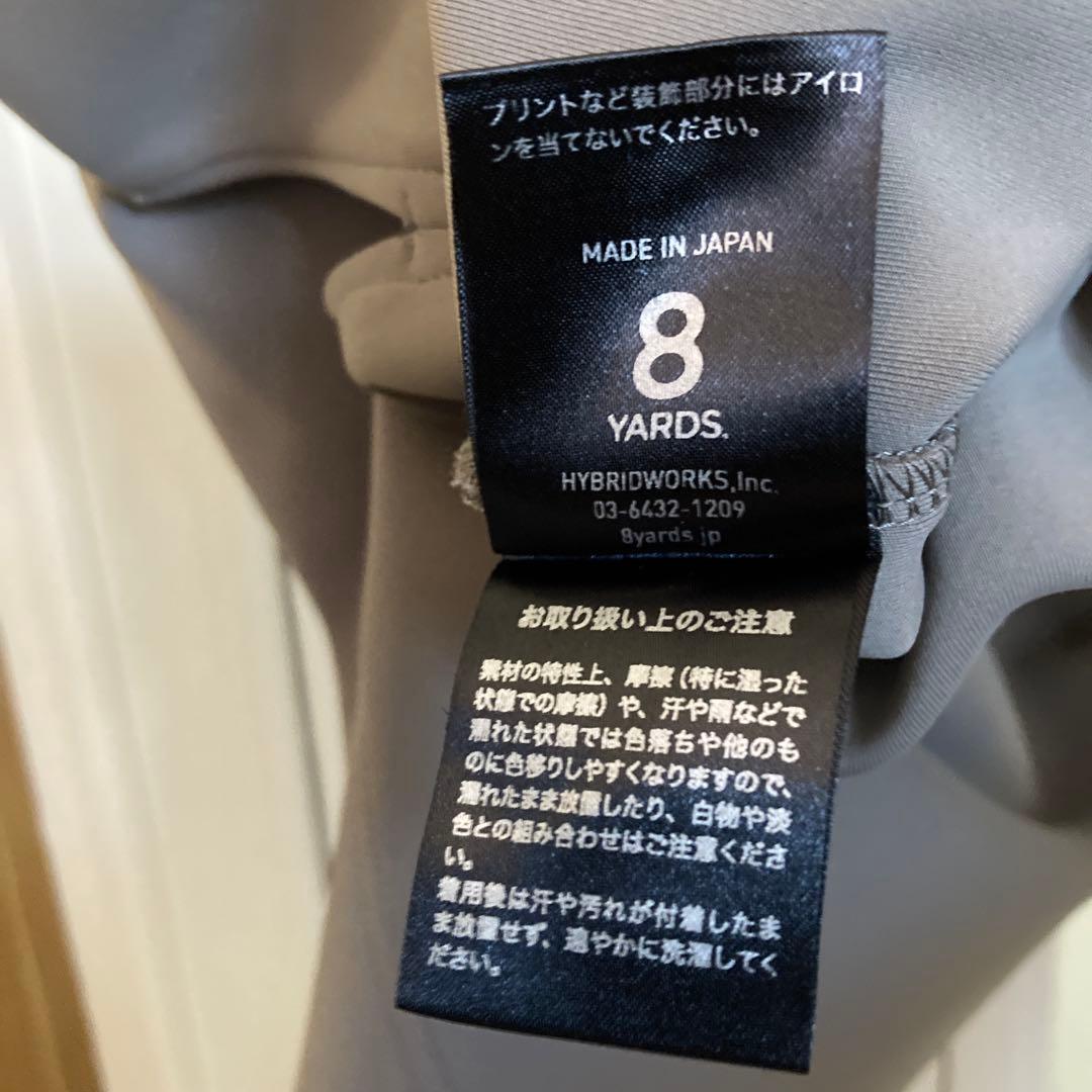 8YARDS ハチヤーズ モックネック 半袖 シャツ メンズ Lサイズ