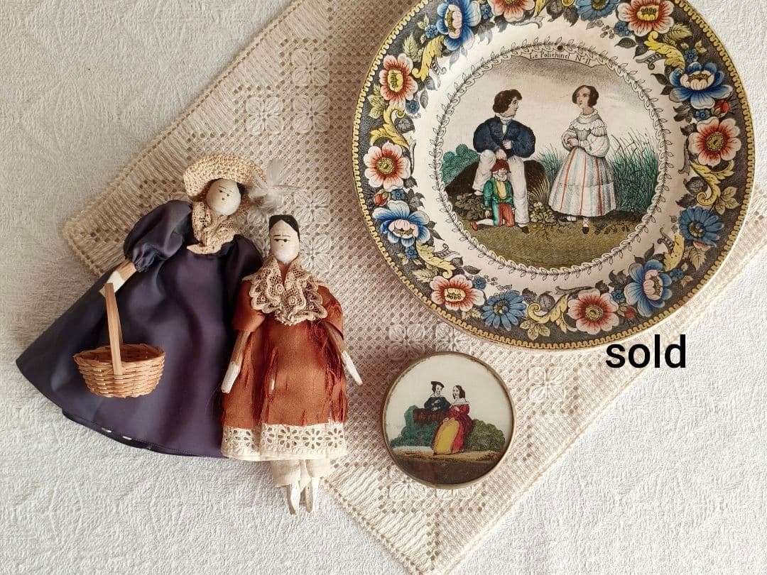 * antique doll ୨୧ .·*° アンティーク ペグドール