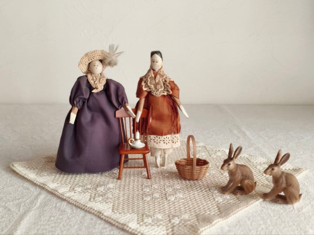 * antique doll ୨୧ .·*° アンティーク ペグドール