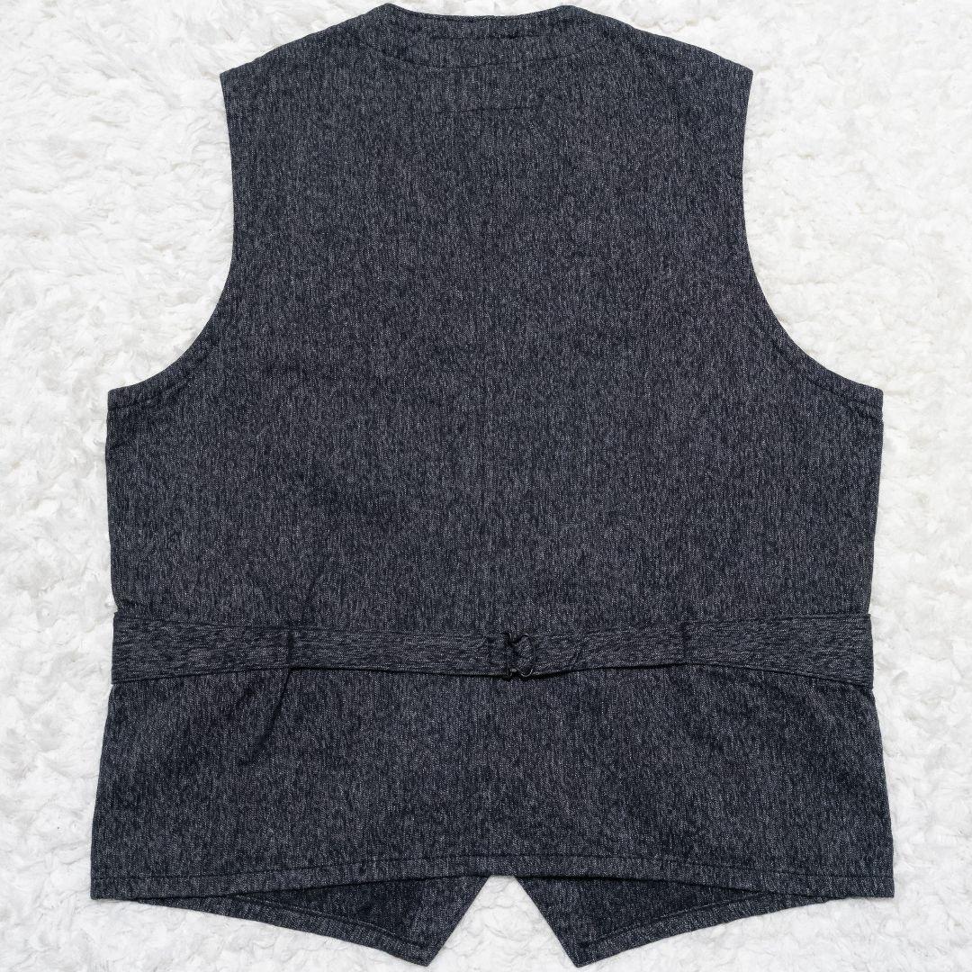 SUGAR CANE♦9oz. BLACK COVERT ワークベスト 黒 40