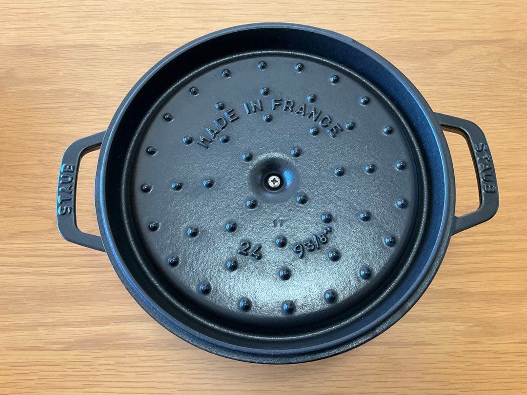 staub（ストウブ） ピコ・ココット ラウンド 24cm マットブラック