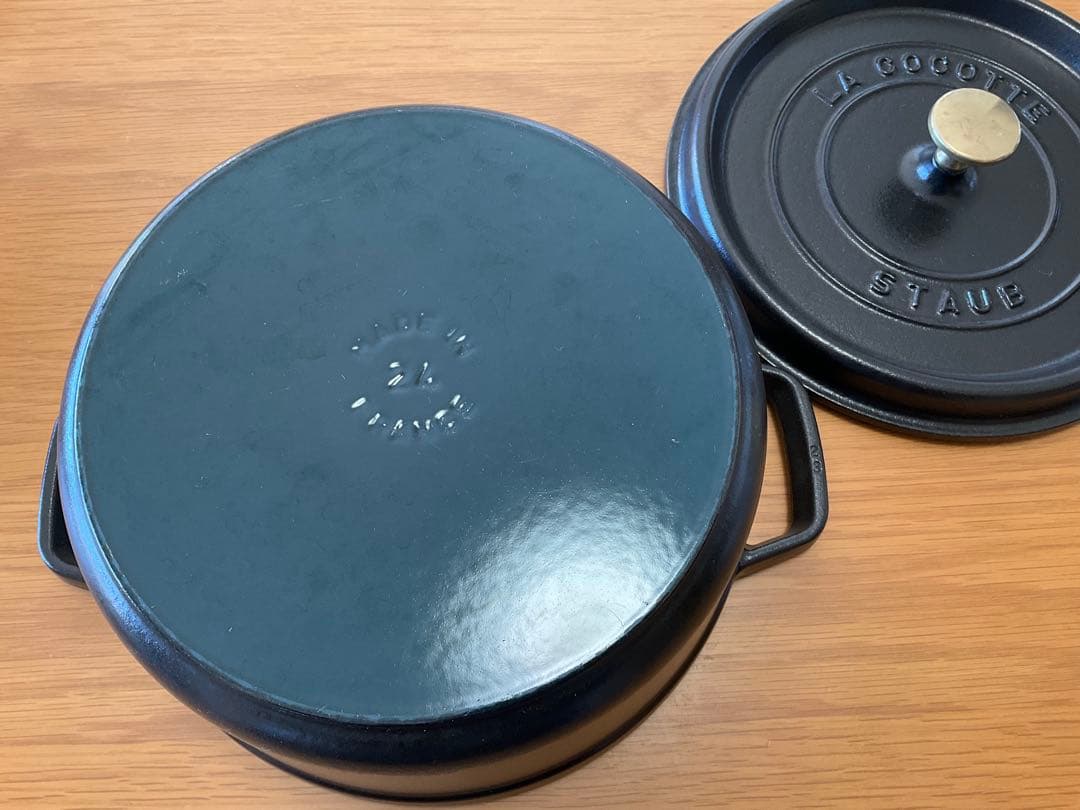 staub（ストウブ） ピコ・ココット ラウンド 24cm マットブラック