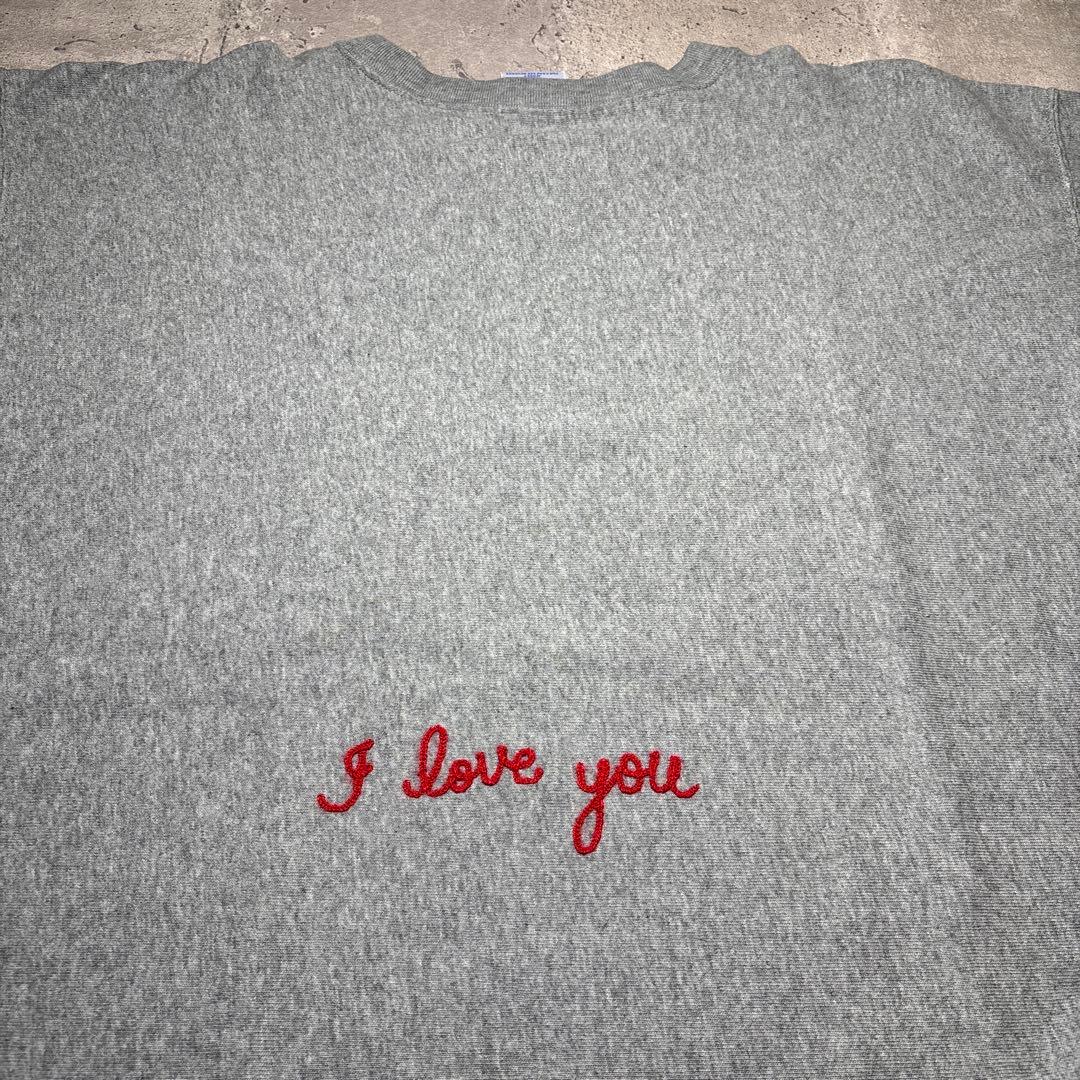 ロンハーマン RHC チャンピオン グレー Tシャツ I love you S