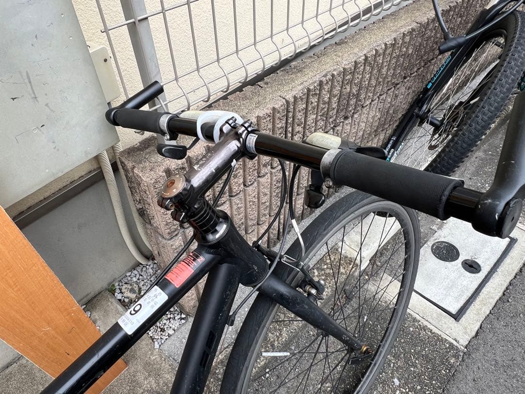 FUJIクロスバイク ブラック 700C 都内引き取り希望