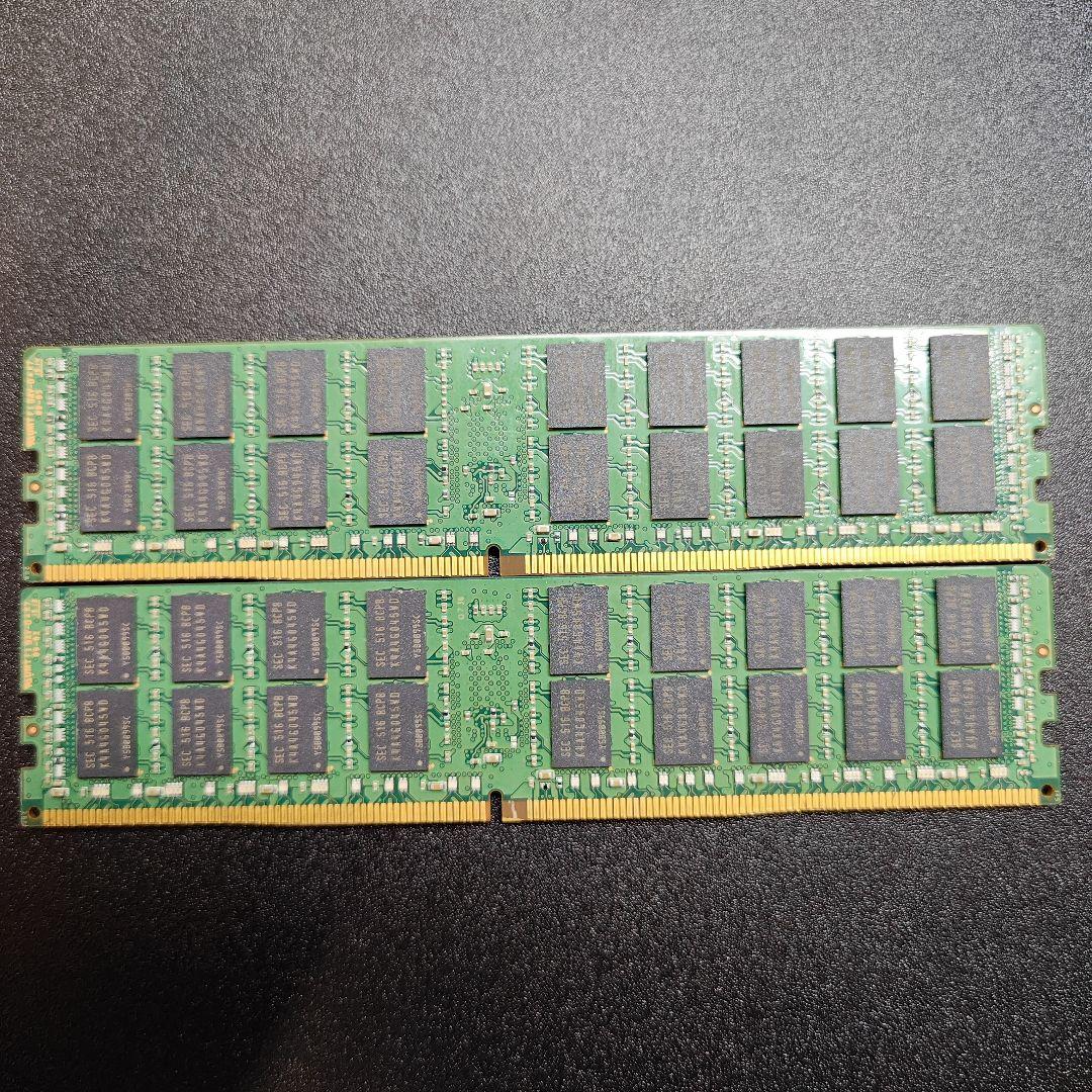 32GB DDR4-2133P LRDIMM 16GB×2枚 Samsung