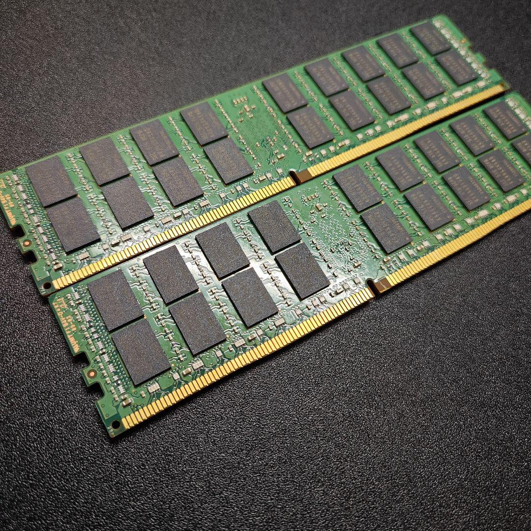 32GB DDR4-2133P LRDIMM 16GB×2枚 Samsung