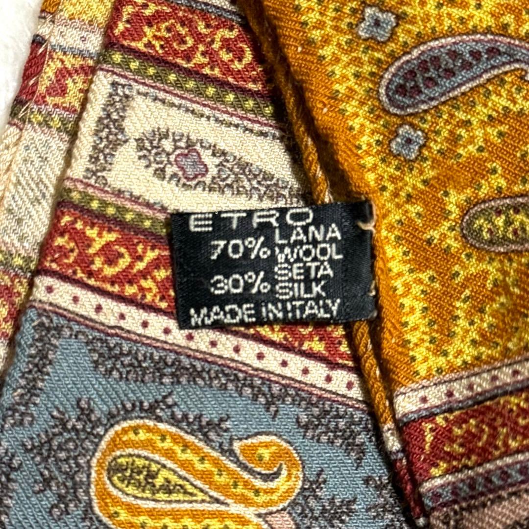 美品 ETRO エトロ 大判 ストール ペイズリー 人気柄 イタリア製