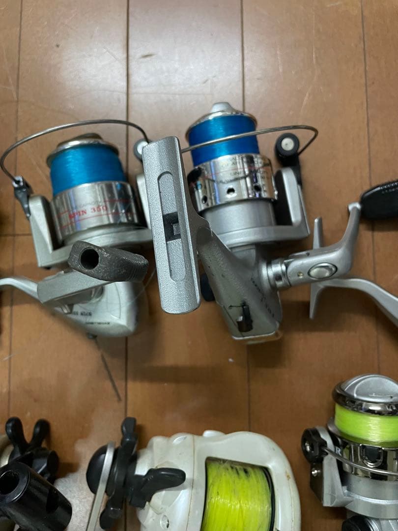 ❷リール16個 仕掛け 未使用釣り道具まとめ売り SHIMANOなど
