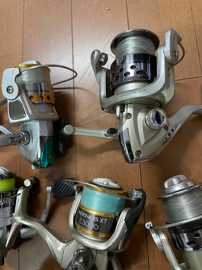 ❷リール16個 仕掛け 未使用釣り道具まとめ売り SHIMANOなど