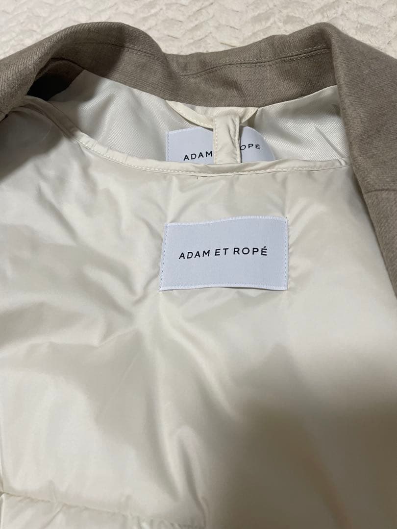 ADAM ET ROPE' FEMME シングルブレストオーバージャケット