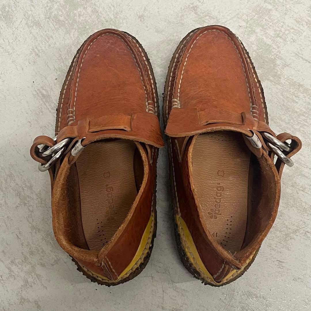 VISVIM ダブルモカシンブーツ / 本革 / 最高級ハンドメイドシューズ