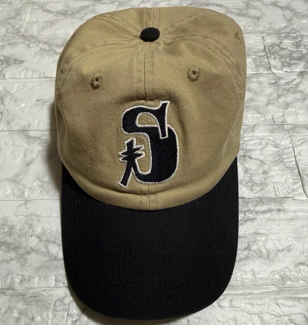 【stussy】 キャップ ベージュ