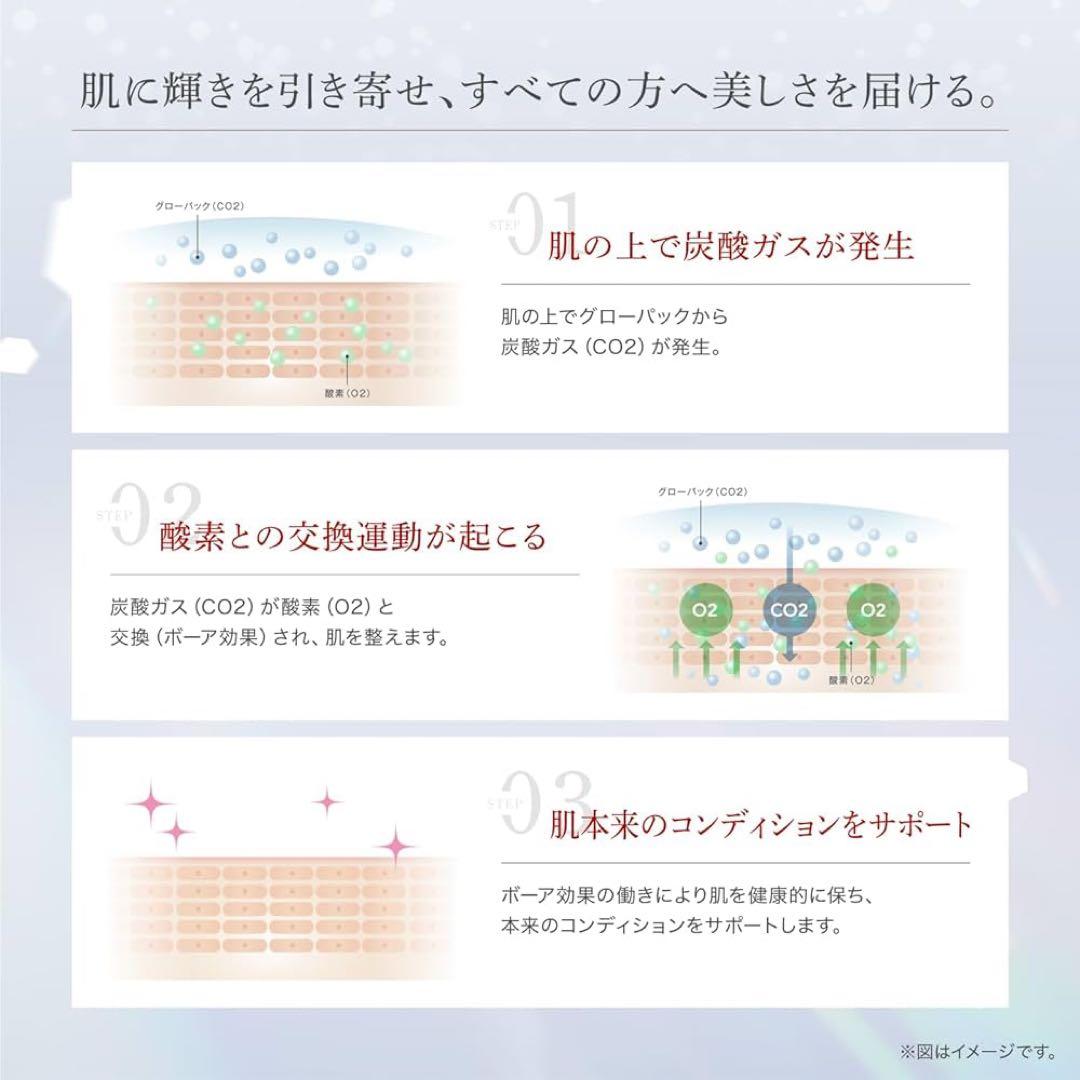 【正規品】2セット/エニシーグローパック 炭酸ガスパック 10回分　新品未使用品