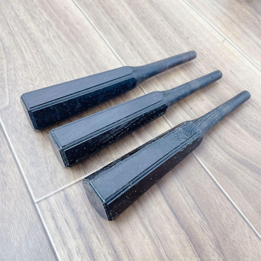 三味線 黒檀 糸巻き　津軽三味線用