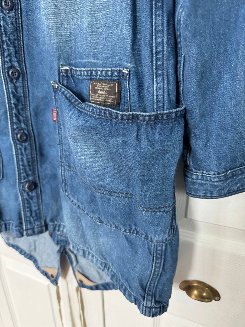 PATY BLUETO デニムモッズコート M-51