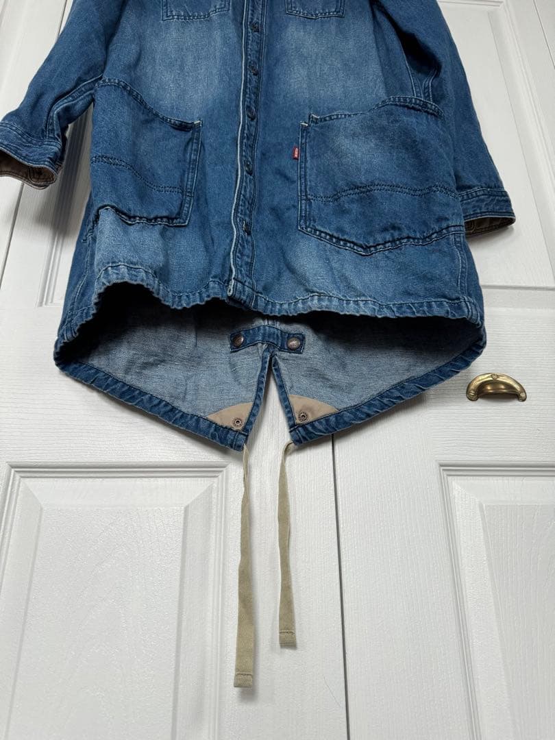 PATY BLUETO デニムモッズコート M-51