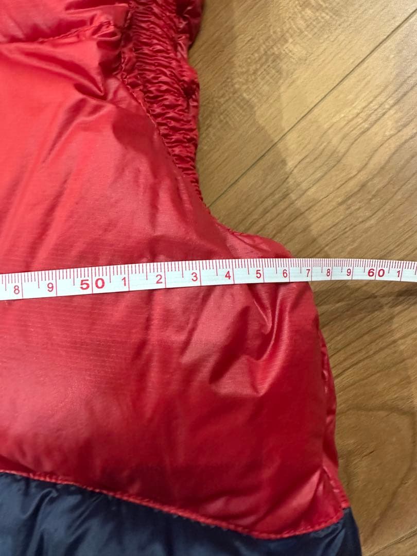 THE NORTH FACE ダウンベスト 95 赤/青