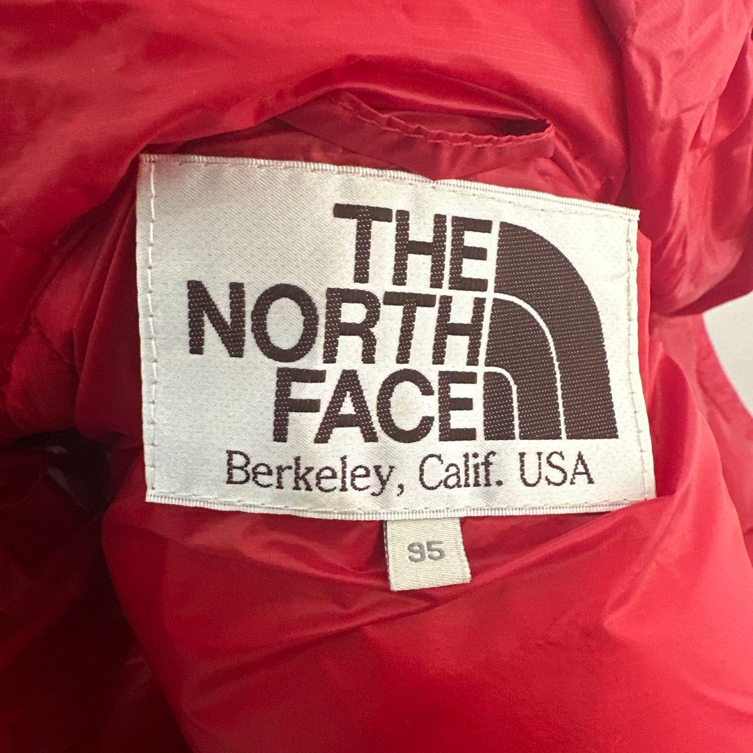 THE NORTH FACE ダウンベスト 95 赤/青