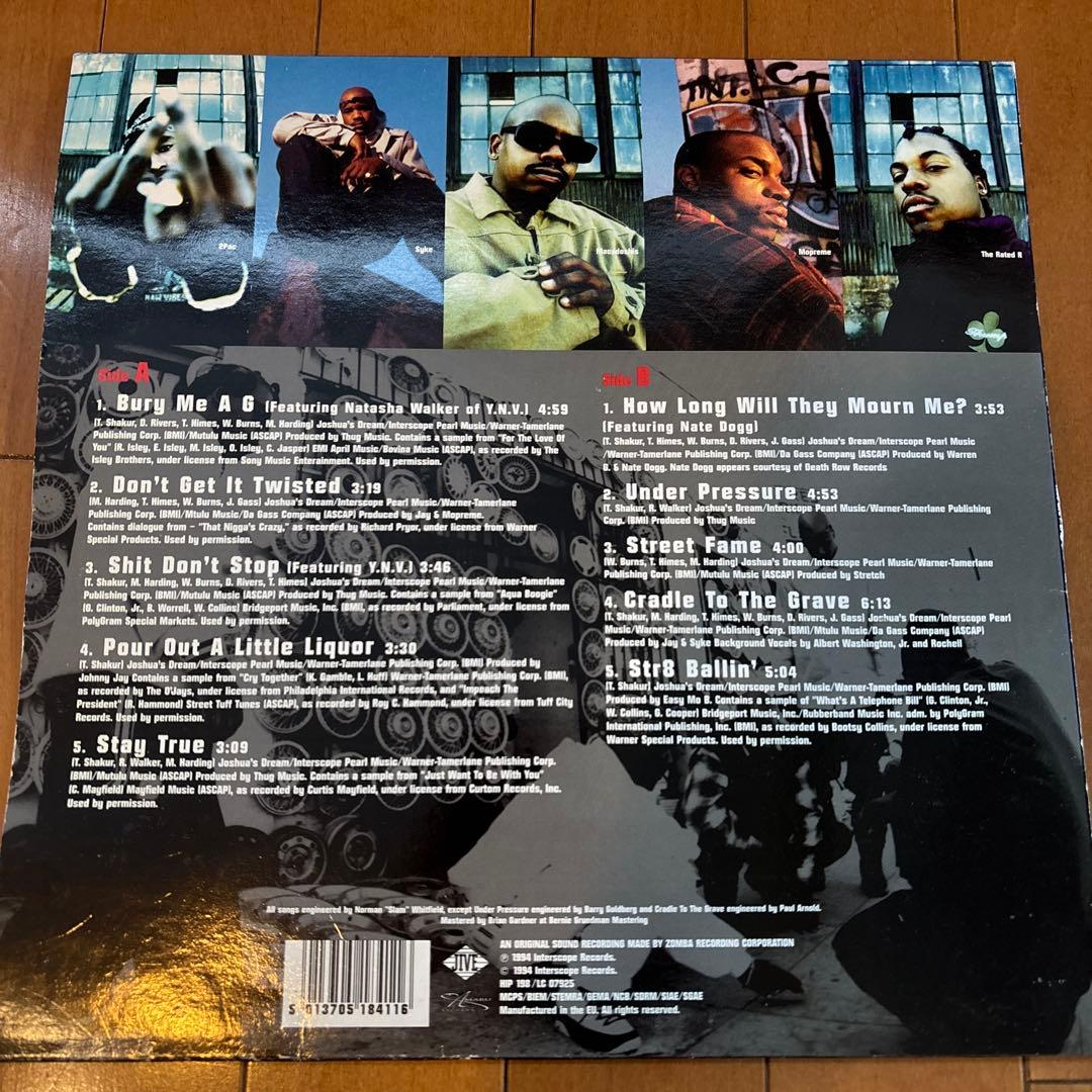 限定盤THUG LIFE VOLUME 1 2pac レコード LP