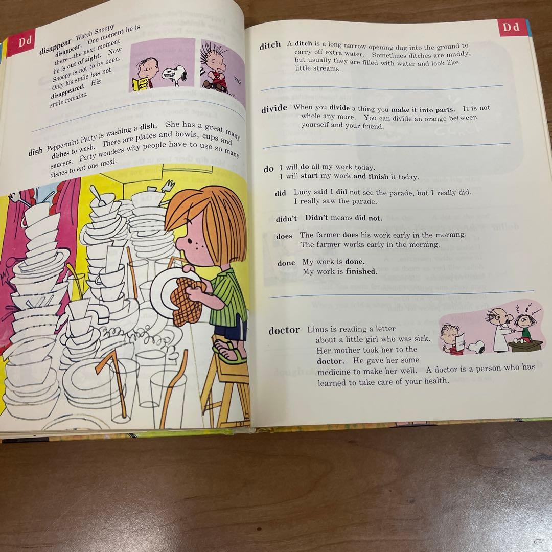 スヌーピー　本　チャーリーブラウン辞書 チャールズ・M・シュルツ 輸入 洋書レア