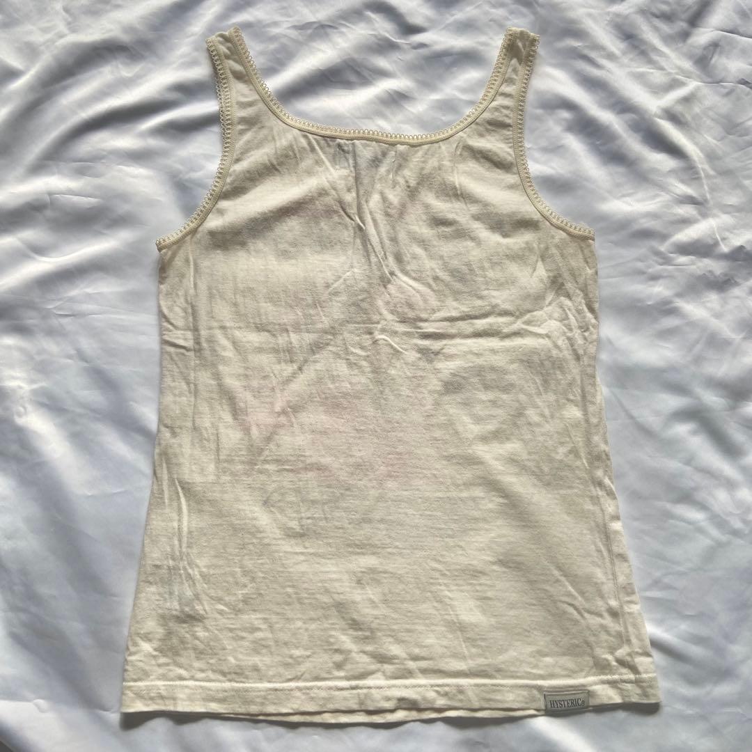 00s HYSTERIC GLAMOUR タンクトップ レース ラメ ヒスガール