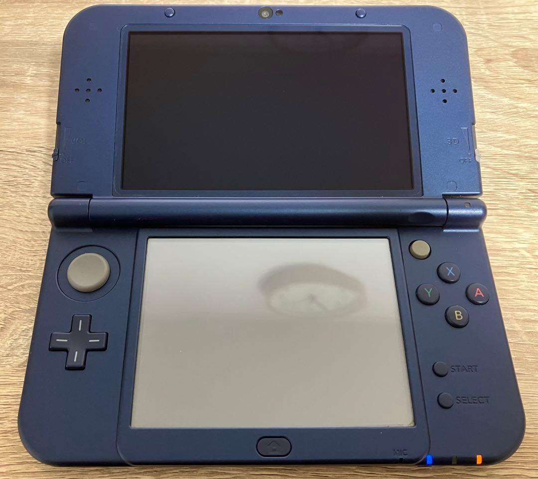 【画面美品】Newニンテンドー3DS LL メタリックブルー