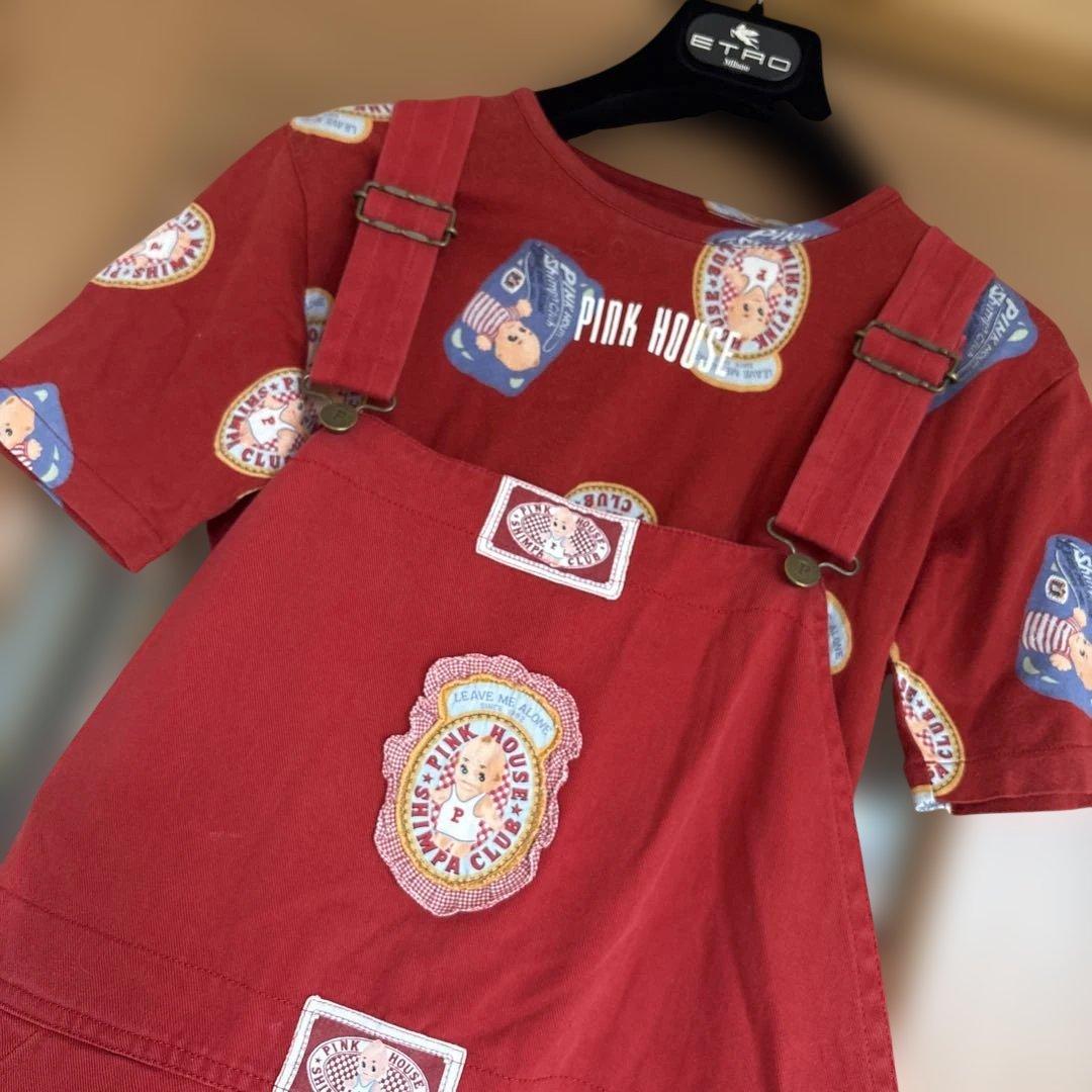 お値下げ‼️ ピンクハウス　キューピージャンバースカートとＴシャツ