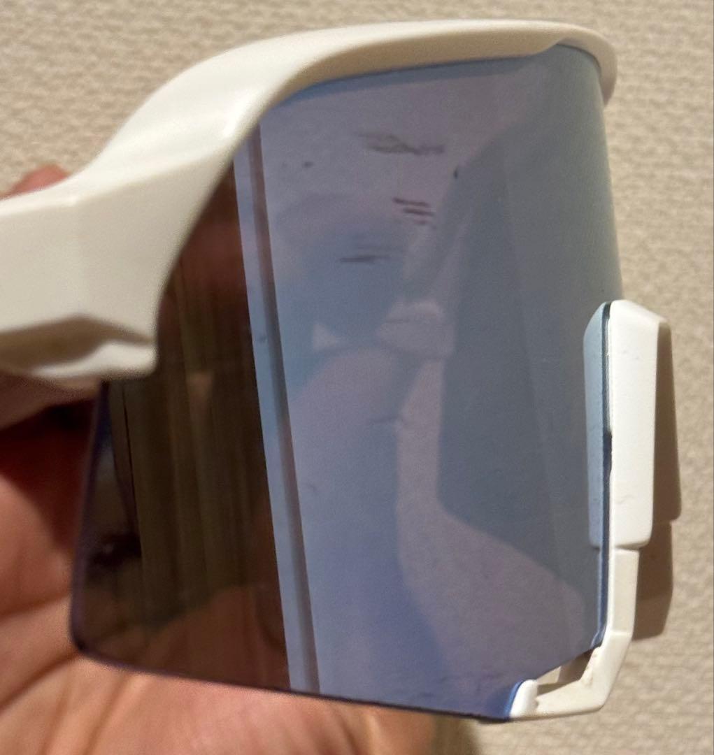 100% ミラーレンズサングラス S3 - S3™ Matte White