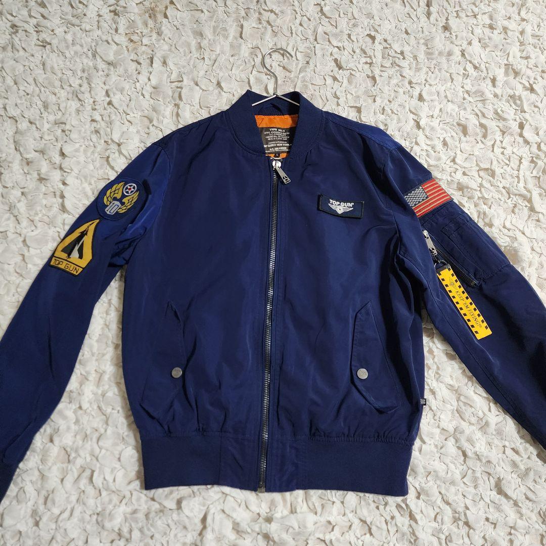 美品 トップガン 公式 アメリカ空軍 MA-1 フライトジャケット
