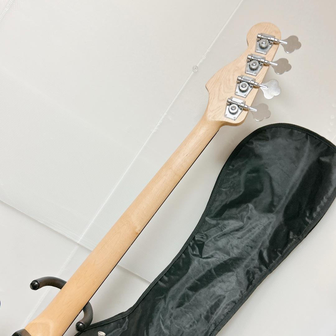 美品 初心者向けエレキベース プレシジョンベース プレベ ブラック 黒