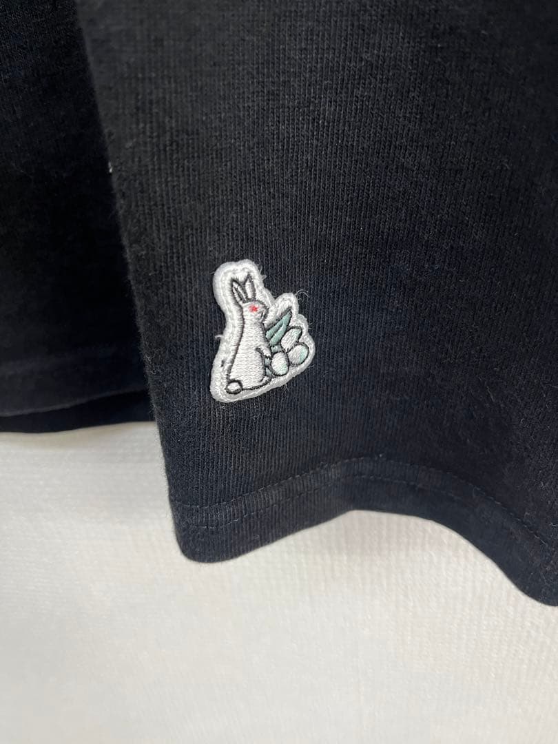 FR2 梅 刺繍 半袖Tシャツ　頭狂色情兎