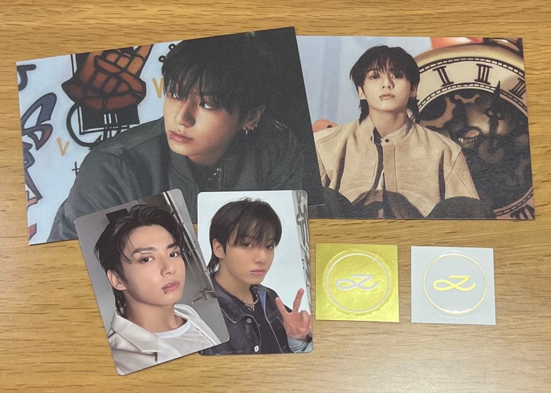 JUNGKOOK GOLDEN 3形態セット（青・白・緑）付属品完