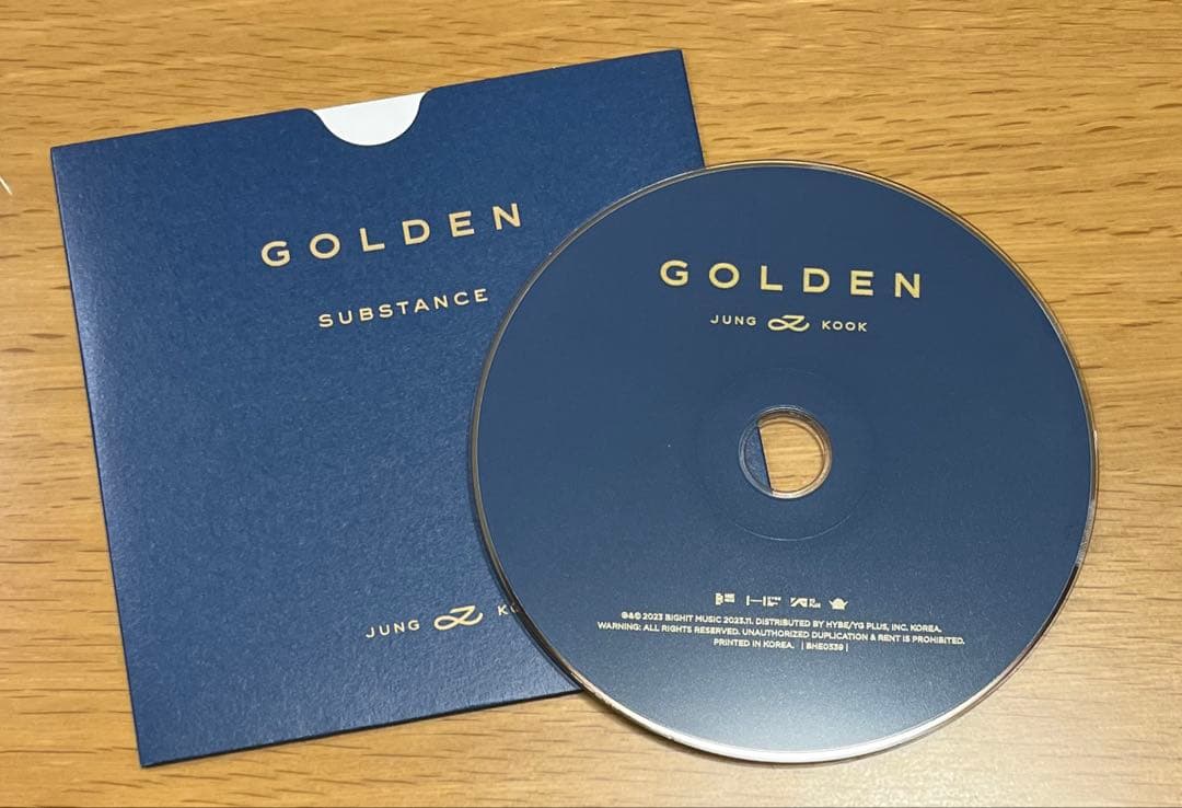 JUNGKOOK GOLDEN 3形態セット（青・白・緑）付属品完