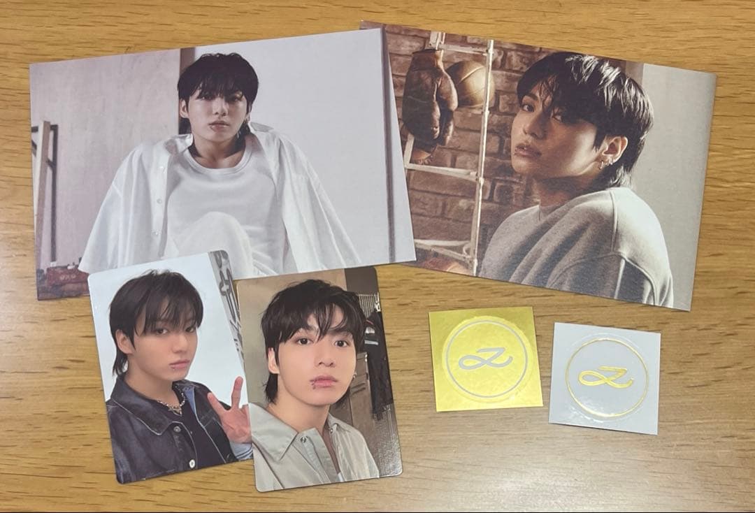 JUNGKOOK GOLDEN 3形態セット（青・白・緑）付属品完