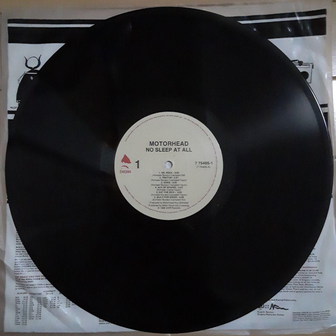 LPレコード MOTORHEAD NO SLEEP AT ALL